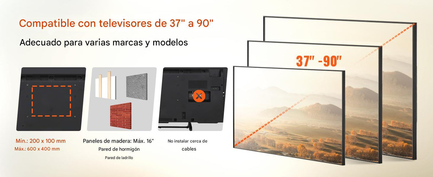 Soporte de Pared Universal para TV"32-70"