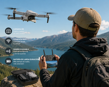 “AeroMax Pro HD – Drone Inteligente”