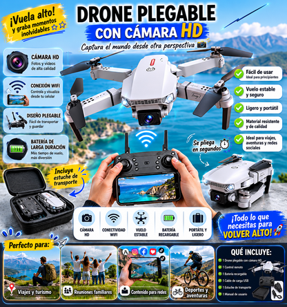 “AeroMax Pro HD – Drone Inteligente”