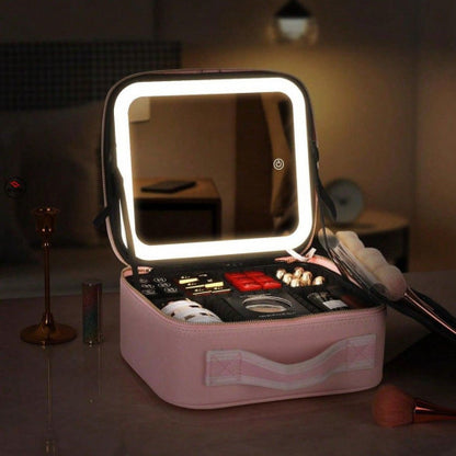 Organizador de Maquillaje con Luz Inteligente ✨